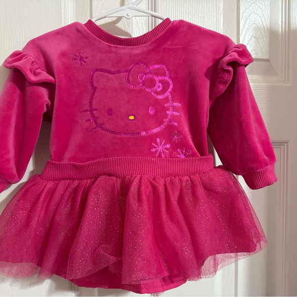 Hello Kitty Velour Tutu Dress - Picture 3 of 7